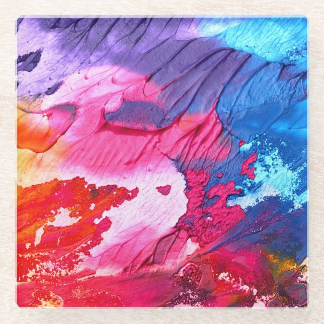 Splash  glass coaster (Front)