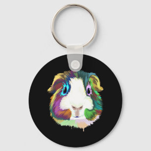 Splash Guinea Pig Key Ring