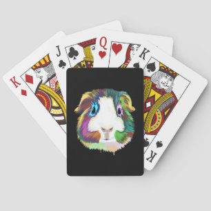 Splash Guinea Pig Playing Cards