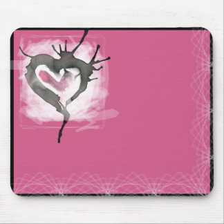 splash-heart pad mouse mat