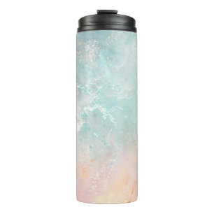 Splash Ink Watercolor Background, pastel colourful Thermal Tumbler