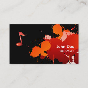 Splash Music Business Card