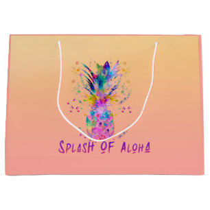 Splash of Aloha Large Gift Bag