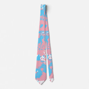 Splash of Color Transgender Pride Tie