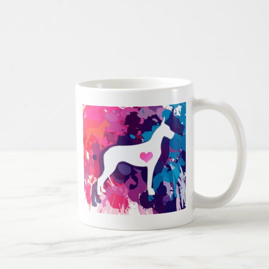 Splash of Colour-ful Danes Coffee Mug
