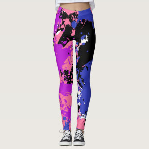 Splash of Colour   Genderfluid Pride  Leggings