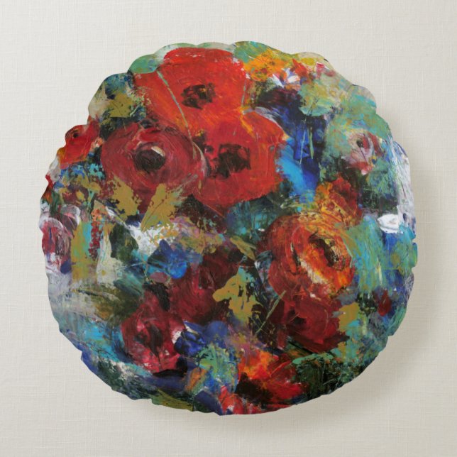 Splash of Colour II Round Cushion (Front)