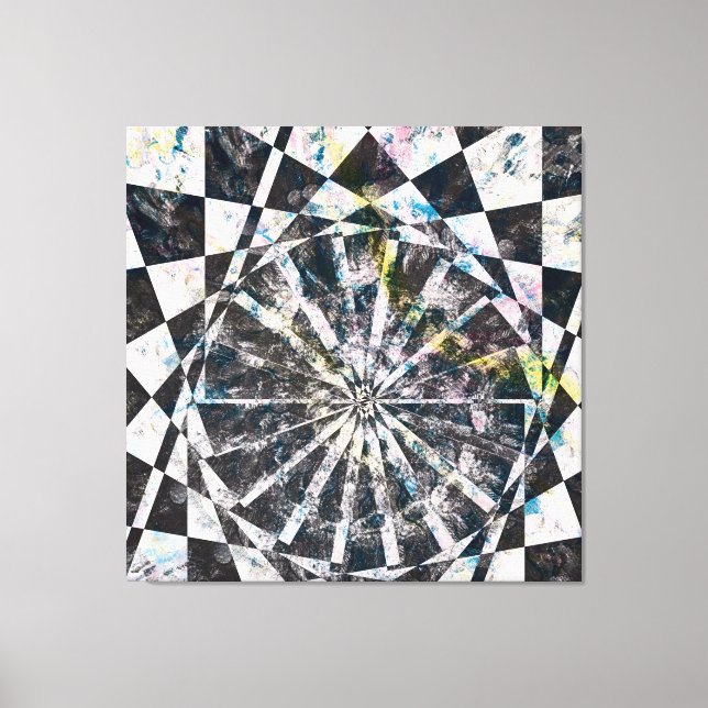 Splash of Colour Stretched Canvas Print (Front)