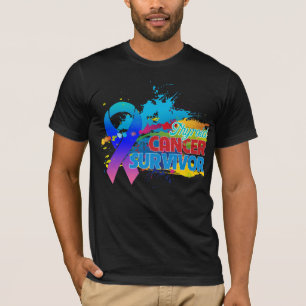 Splash of Colour - Thyroid Cancer Survivor T-Shirt