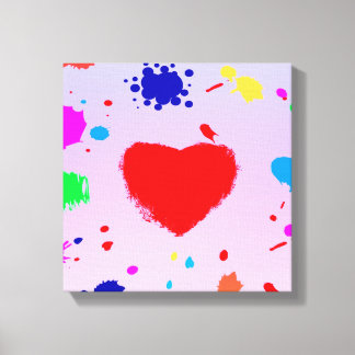 Splash of Colours Canvas Print