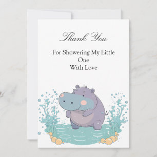 Splash of Joy, Little Hippo Invitation