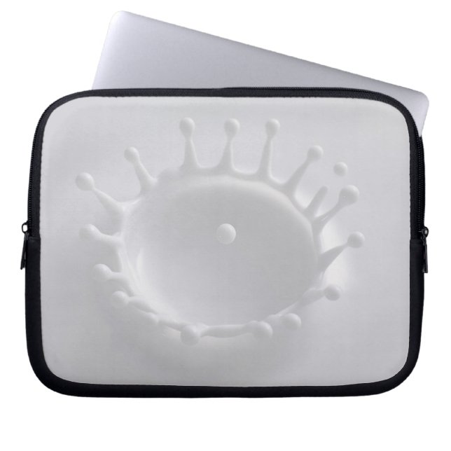 Splash of Milk Laptop Sleeve (Front)