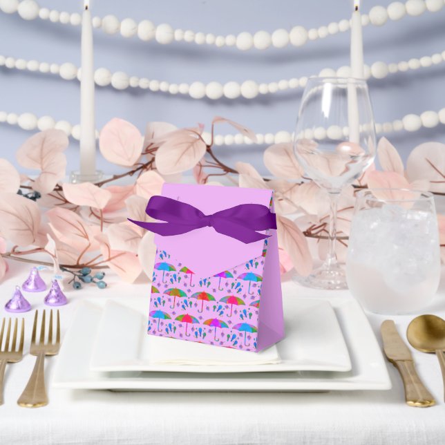 Splash of Nature at Sundown Favour Box (Wedding)