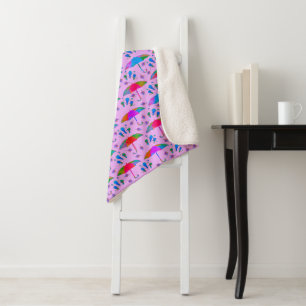 Splash of Nature at Sundown Sherpa Blanket