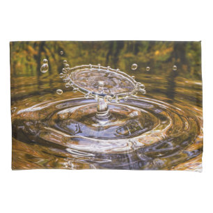 Splash of Water Drip Drop Pillowcase
