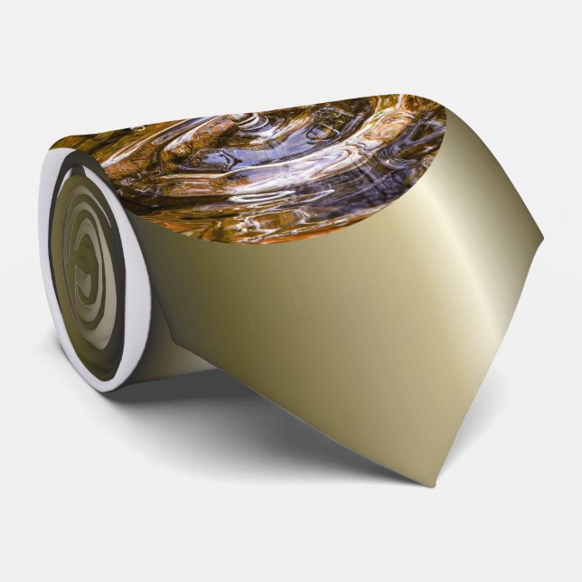 Splash of Water Drip Drop Tie (Rolled)