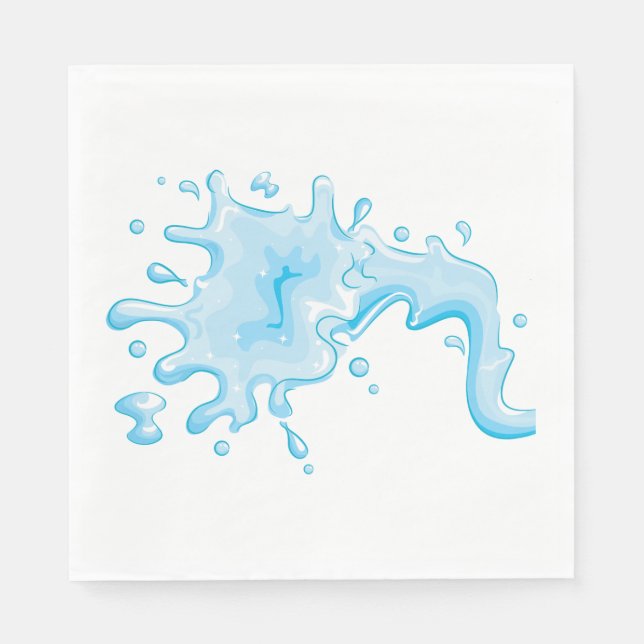 Splash Of Water Napkin (Front)