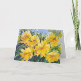 Splash of Yellow Notecard