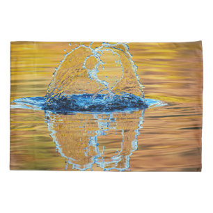 Splash on a fall evening pillowcase