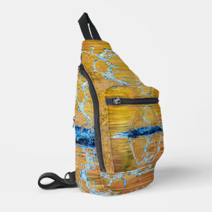 Splash on a fall evening sling bag