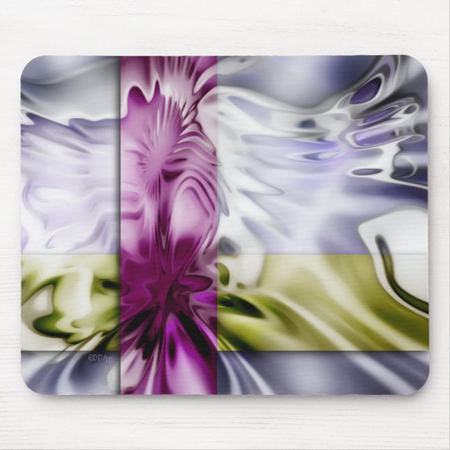 Splash On Stripes Mouse Mat (Front)