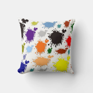 Splash Paint American MoJo Pillow