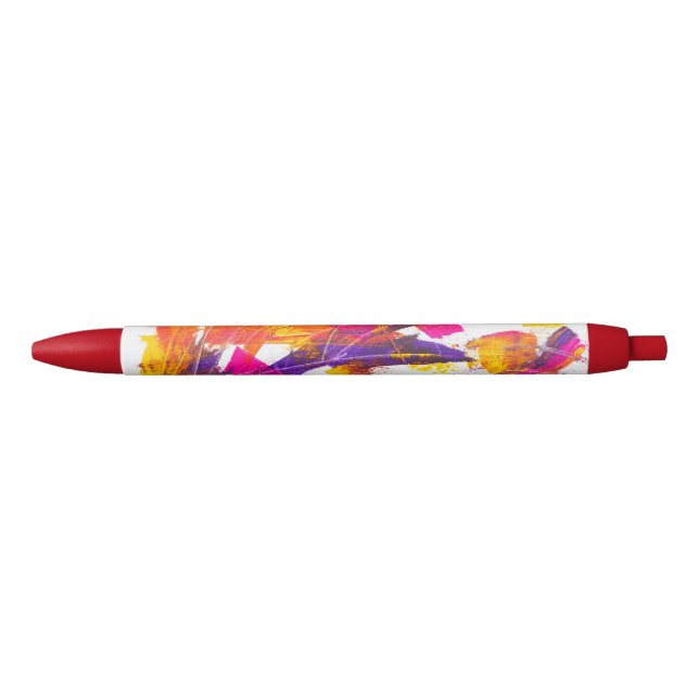 splash paint black ink pen (Front)