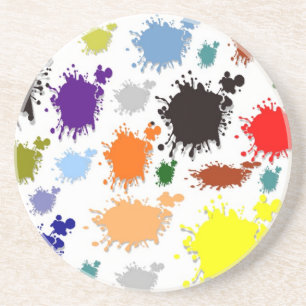 Splash Paint Coaster