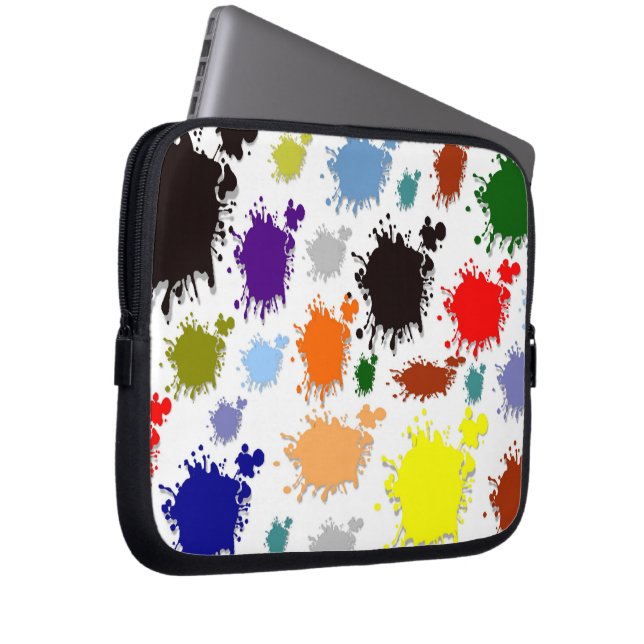 Splash Paint Electronics Bag (Front Right)