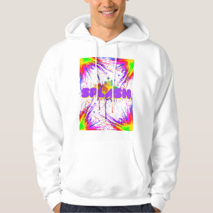 splash paint hoodie