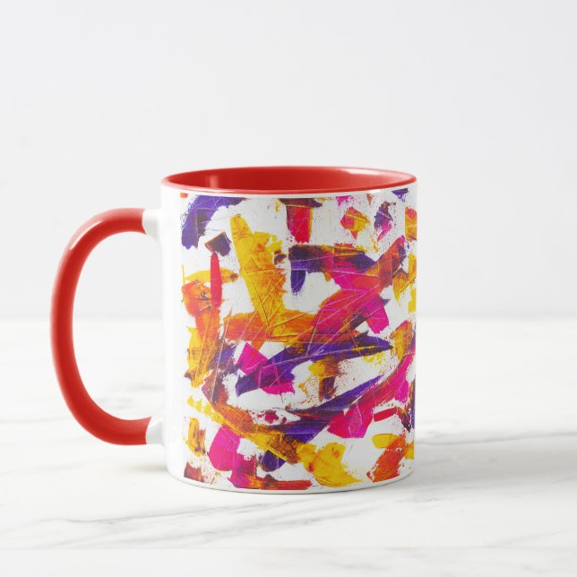 splash paint mug (Left)