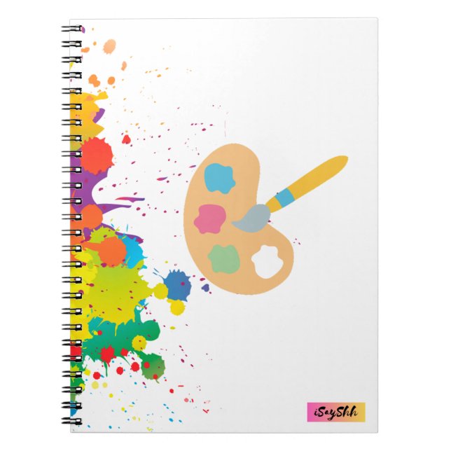 splash paint notebook (Front)