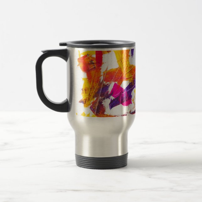 splash paint travel mug (Left)