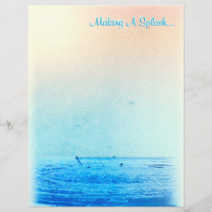 Splash! (Personalised Scrapbook Paper)