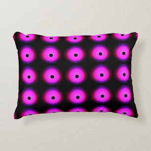 Splash Print. Yellow Tie Dye Grunge. Watercolor Te Decorative Cushion