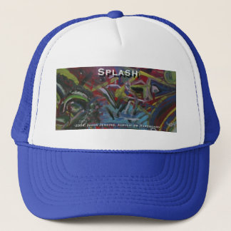 splash trucker hat