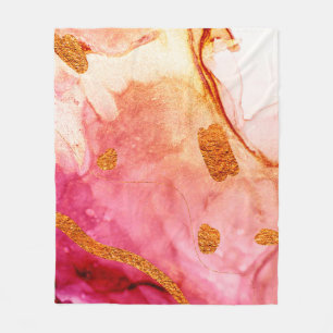 Splash Valley. Natural luxury. Royal art. Oriental Fleece Blanket