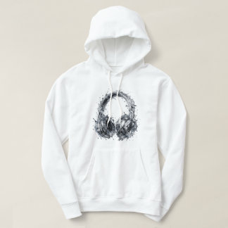 Splash Water Headphones Fluid Audio Music Art Hoodie