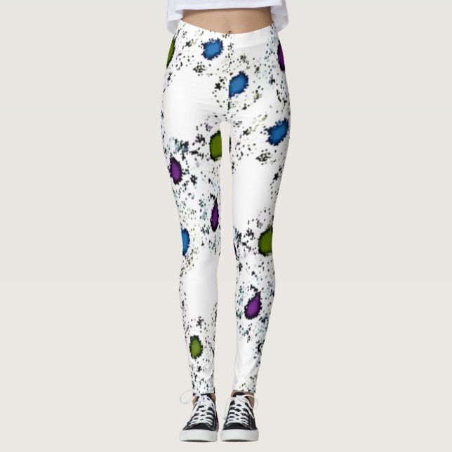 Splashes of Colour Leggings (Front)