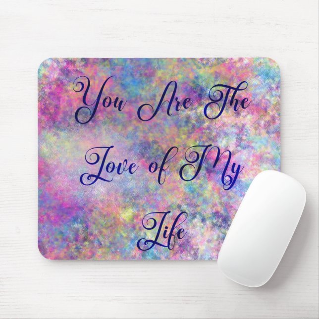 Splashes of Colour Mouse Mat (With Mouse)