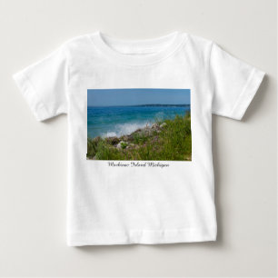 Splashing At Mackinac Baby T-Shirt