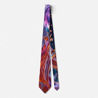 Splashing Color Liquids Tie