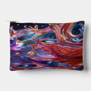 Splashing Colour Liquids Accessory Pouch
