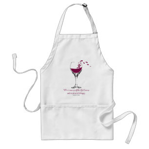 Splashing Merlot Apron