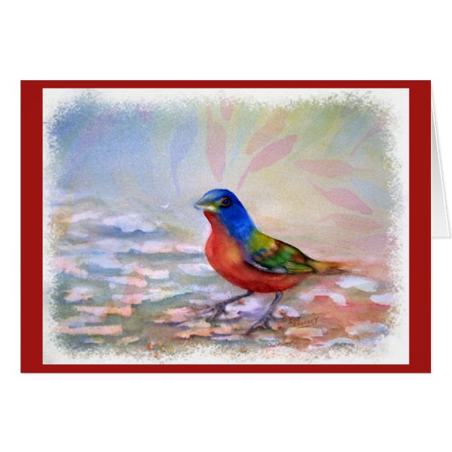 SPLASHING ROBIN RED BREAST (Front Horizontal)