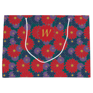 Splashy Fall Floral Gift Bag