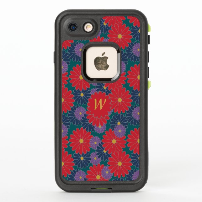 Splashy Fall Floral Lifeproof Phone Case (Back)