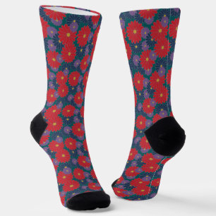 Splashy Fall Floral Socks