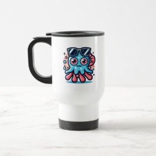 Splashy Octopus Travel Mug