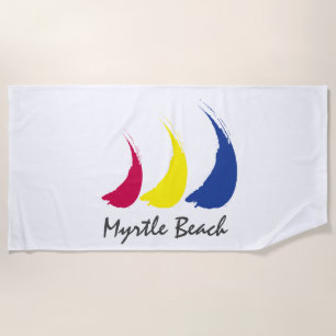 Splashy Sails_Paint-The-Wind_Myrtle Beach Towel